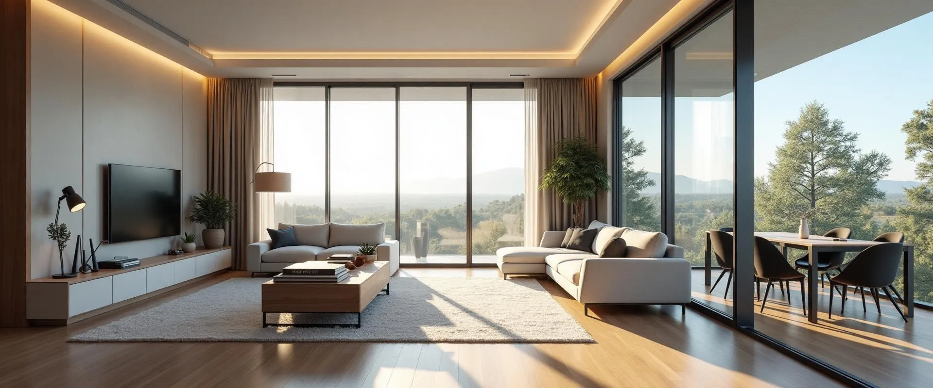 Современный интерьер после дизайнерского ремонта