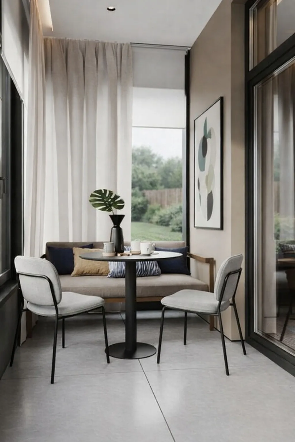 Лоджия — ремонт дома 142 м² КП Павловы Озёра Лоджия зона отдыха после ремонта дома 142 м² КП Павловы Озёра