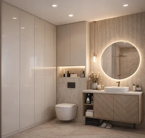 Ванная комната — ремонт квартиры Nexor, ЖК Южная Битца Ванная комната после ремонта в квартире 79,9 м², ЖК Южная Битца, Москва — проект Nexor